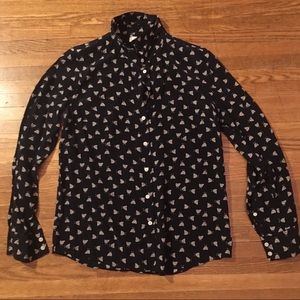 Silk J crew shirt